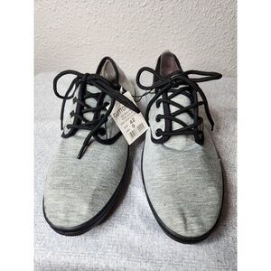 NWT VINTAGE Cotton On 1991 Gray and Black Canvas Shoes Size 9